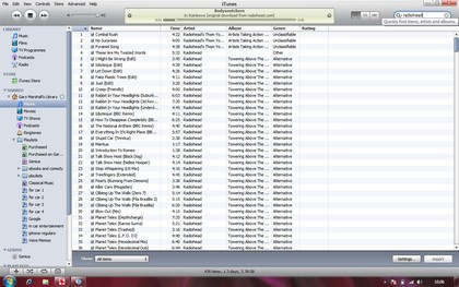 iTunes 9 sharing