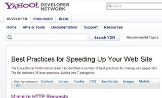 Open source web page performance grading browser plug-in YSlow is based on the Yahoo Developer Network’s website performance recommendations