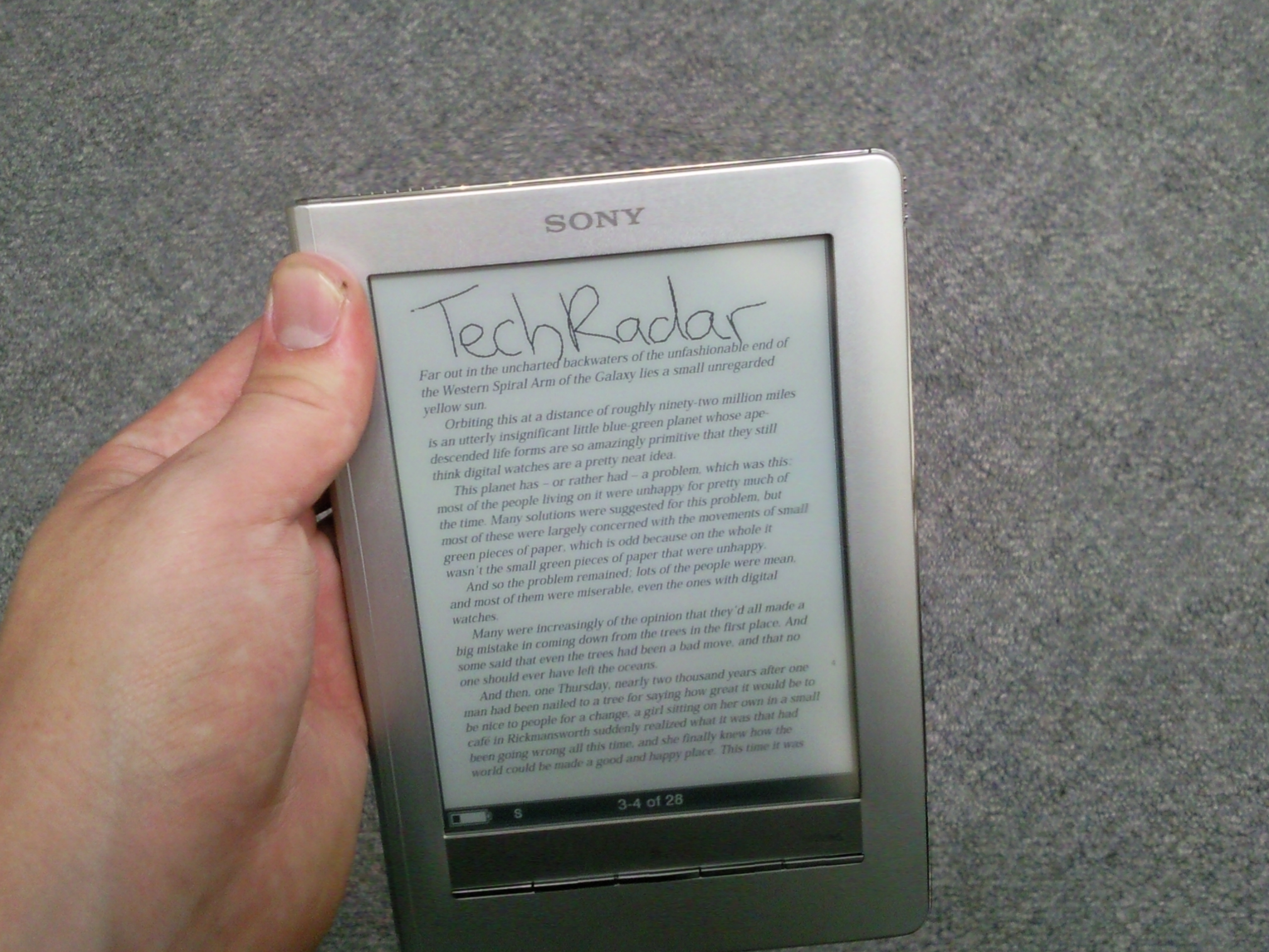 Sony Reader Touch edition - not so black and white?