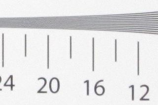 Resolution chart at iso 800