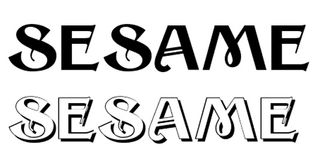 Free retro fonts: Sesame