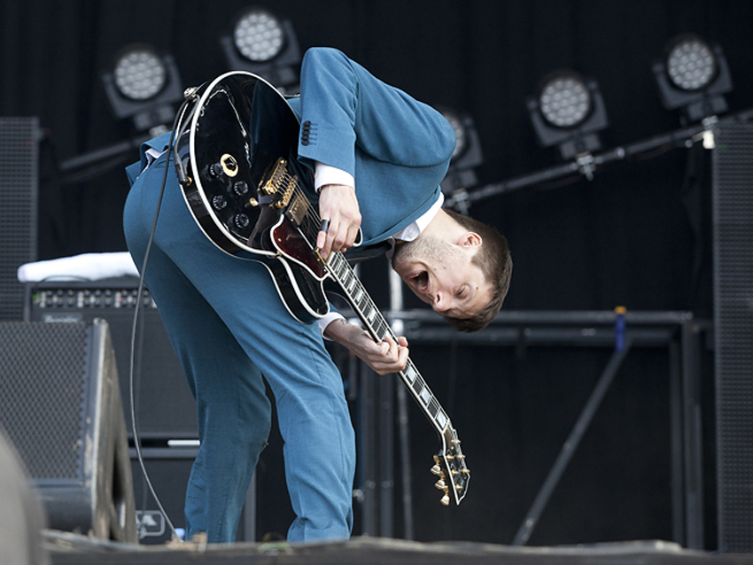 Refused guitarist Jon Brännström