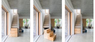 Oasi architects design concrete FGN House