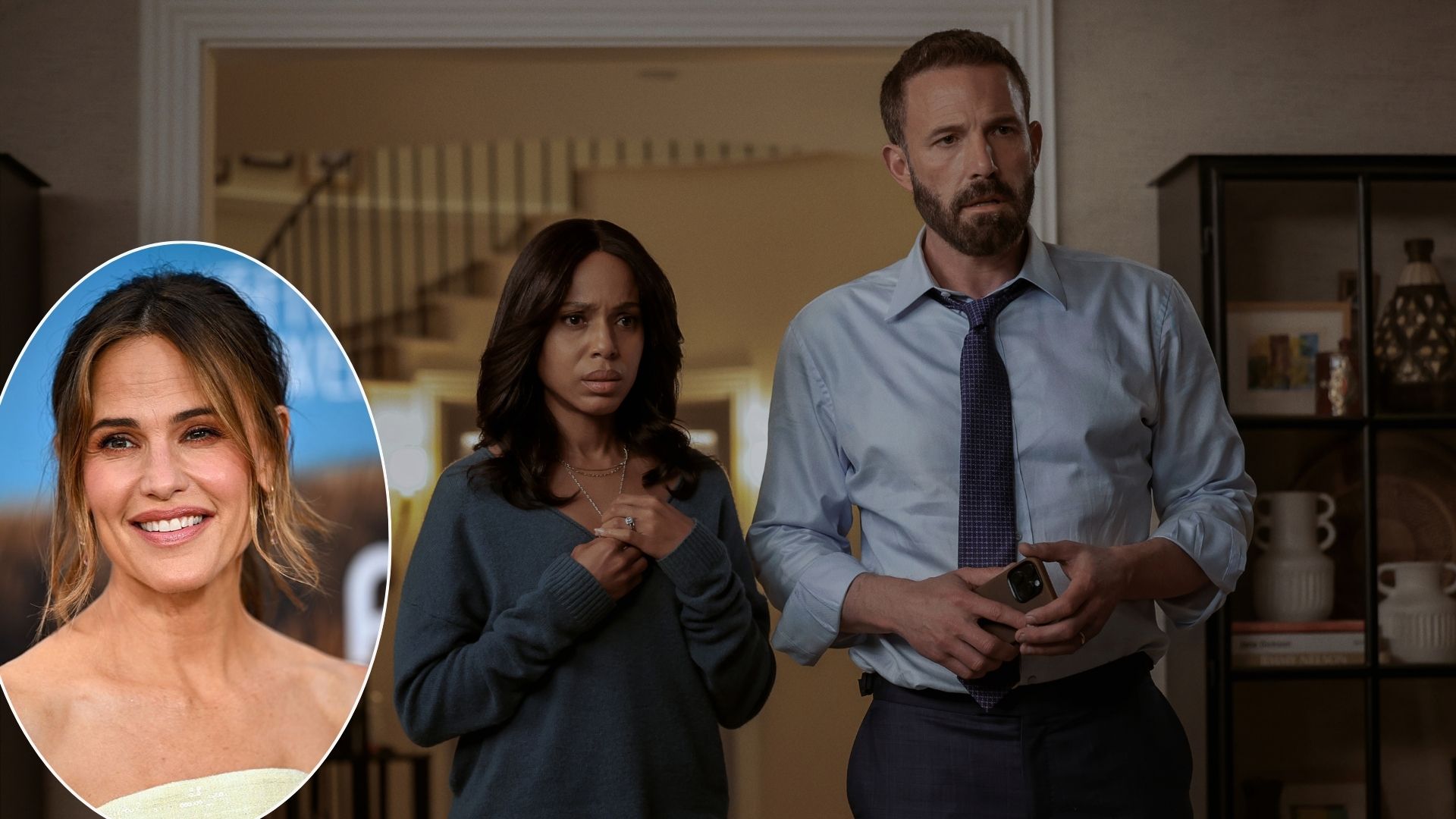 Kerry Washington as Abigail and Ben Affleck as Mark in Animals/Jennifer Garner at the Five Star Weekend premiere