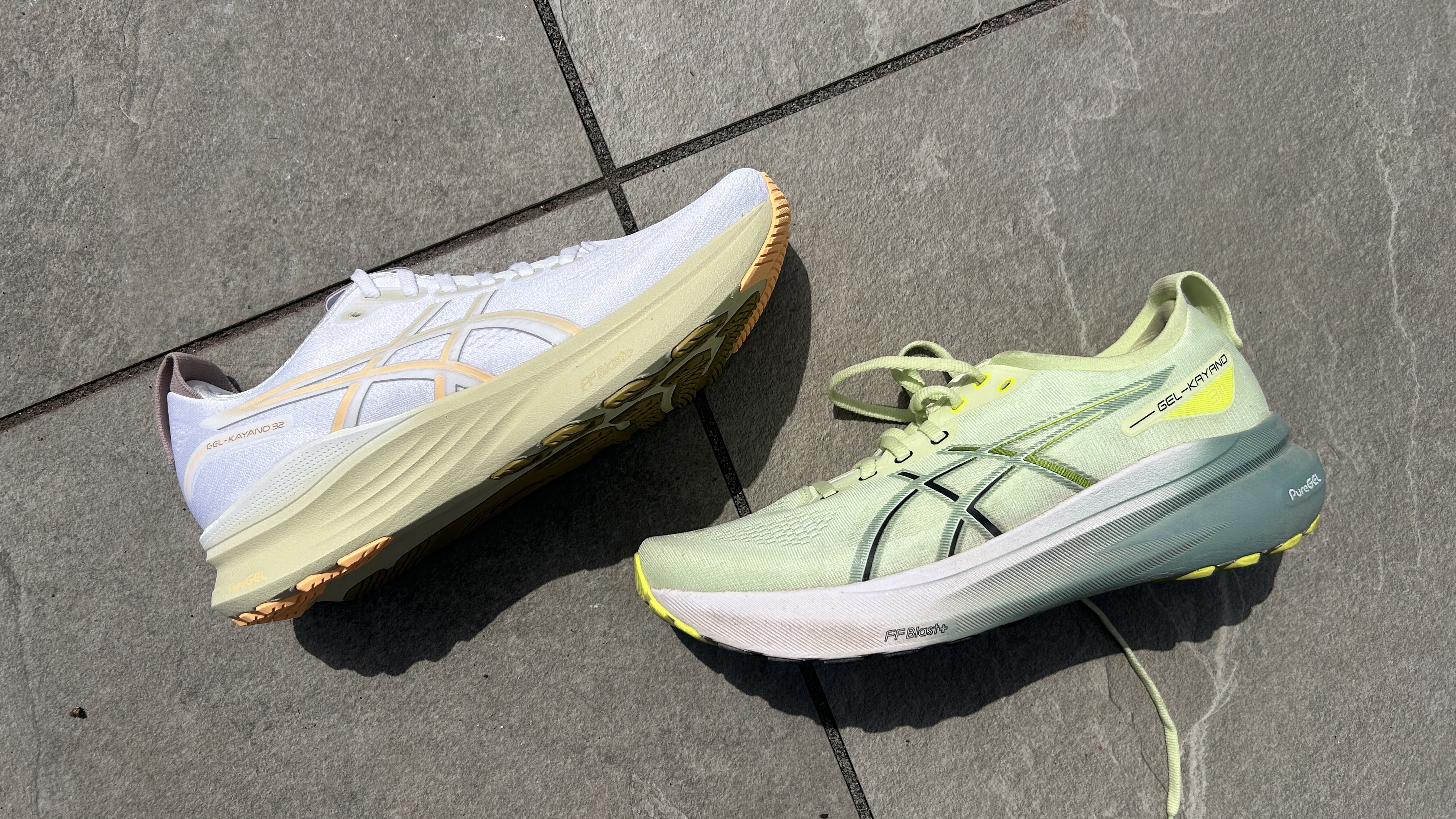 Asics Gel-Kayano 32 and Asics Gel-Kayano 31