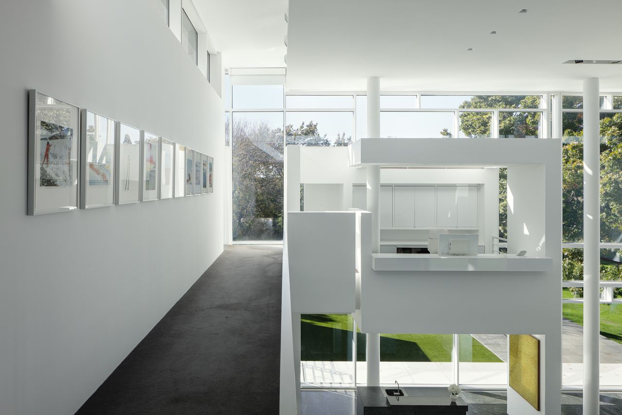 The house's private living areas