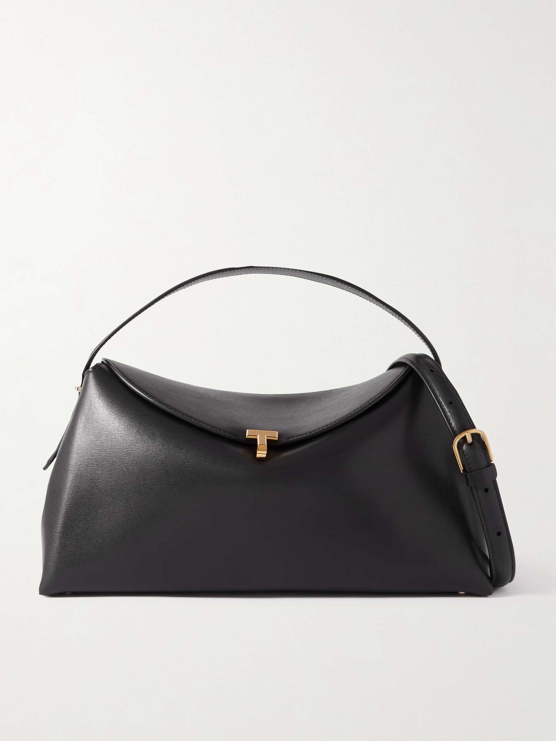 TOTEME T-Lock Leather Shoulder Bag