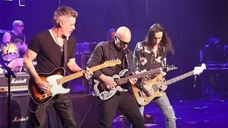 Richie Kotzen, Joe Satriani and Nuno Bettencourt on the 2024 Monsters of Rock cruise
