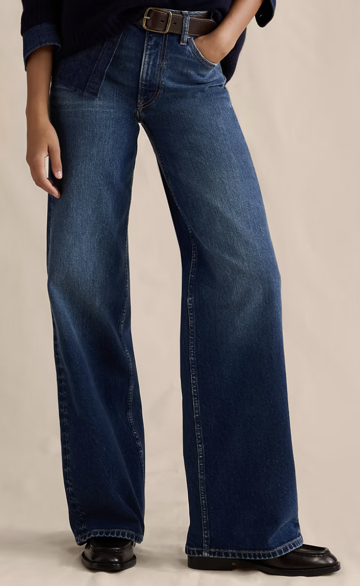 Banana Republic, The Icon Classic Wide-Leg Jean