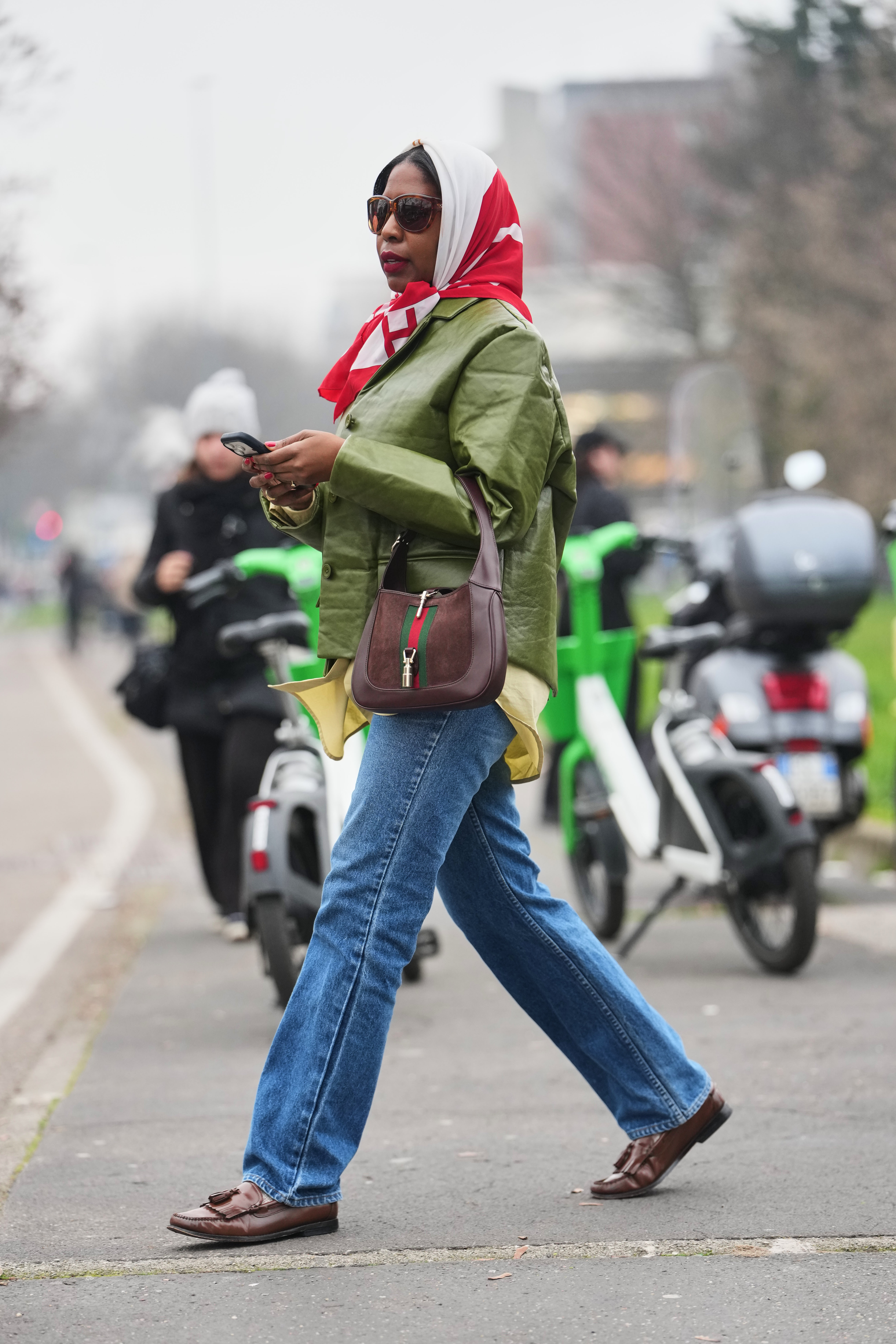 Getty image outside Gucci show AW26.