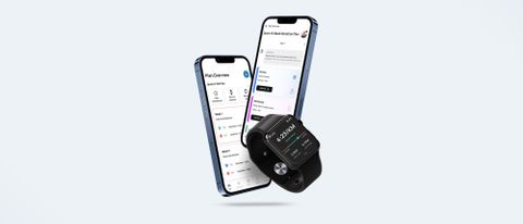 An iPhone and Apple Watch with the Runna app