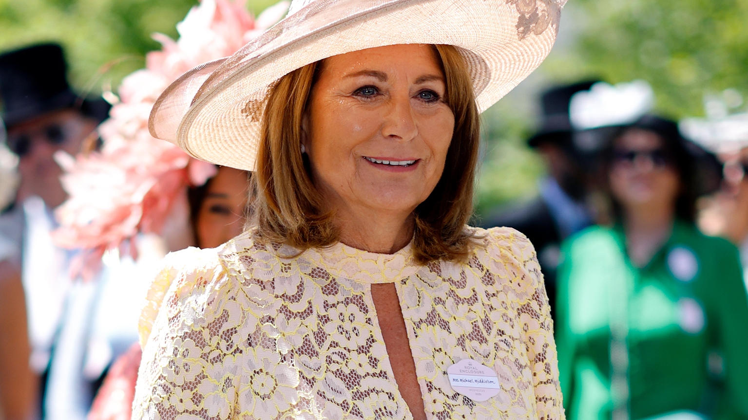 Carole Middleton attends day two of Royal Ascot at Ascot Racecourse on June 18, 2025