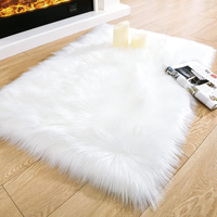 Noahas White Faux Fur Rug: $26 @ Amazon