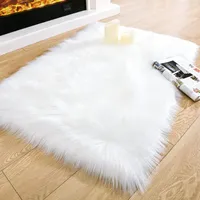 Noahas White Faux Fur Rug: $26 @ Amazon