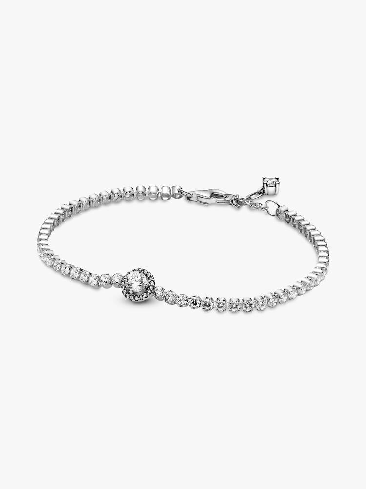 Pandora, Sparkling Halo Tennis Bracelet