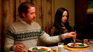 Ryan Gosling eating in Lars and the Real Girl