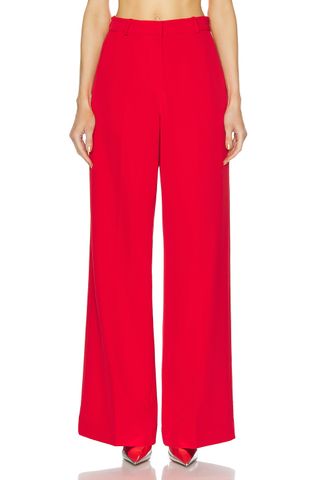 Elin Crepe Elastic Waistband Pant