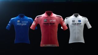 The Giro 100 jerseys