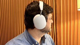 Sonos Ace headphones on man's head