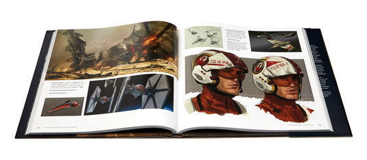The Art of Star Wars: The Force Awakens spread