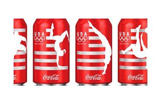 Olympics: Coke cans