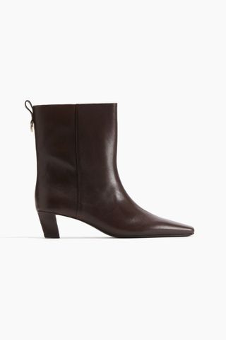 Heeled Leather Boots