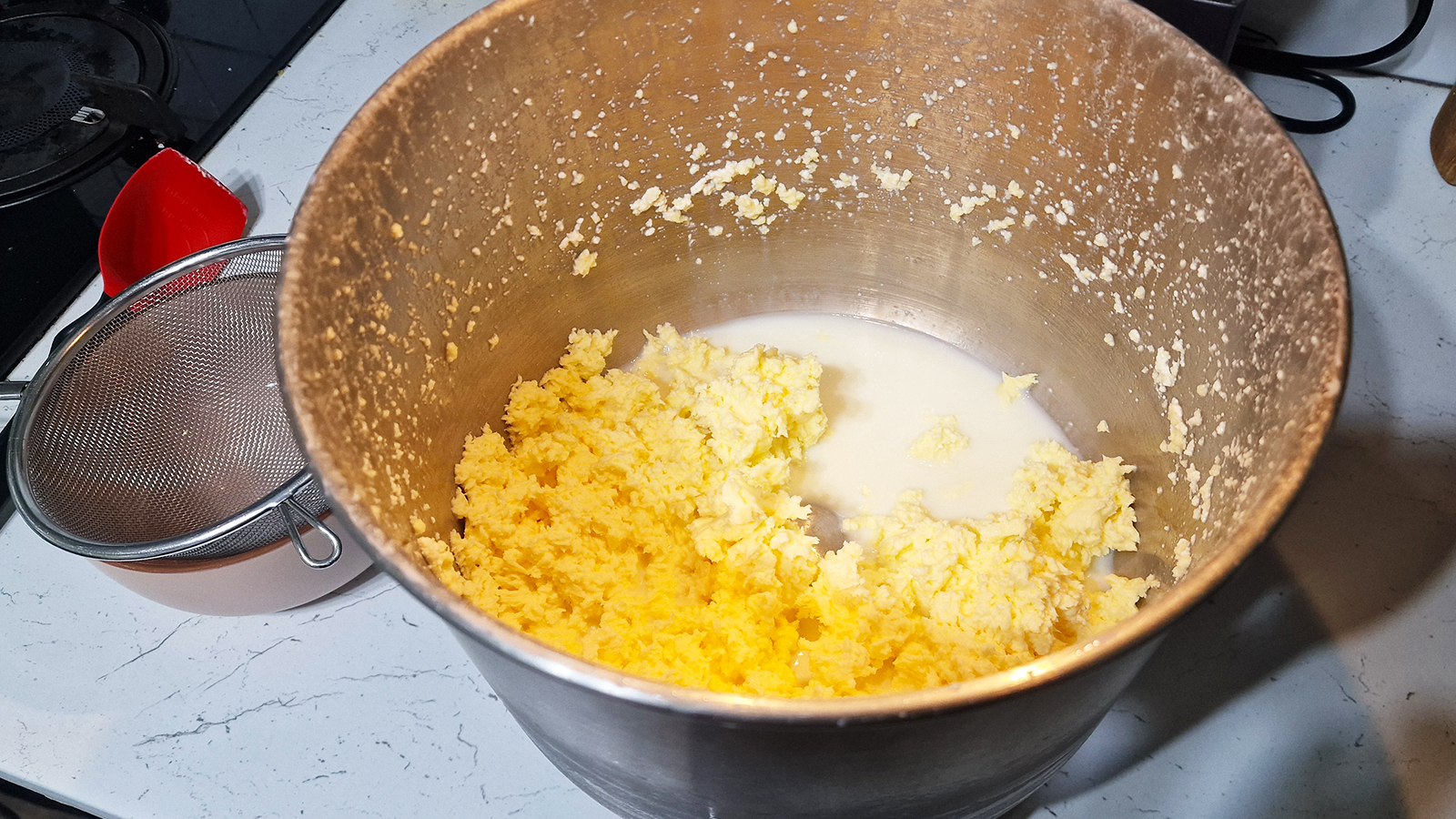 Making butter in the Ooni Halo Pro stand mixer