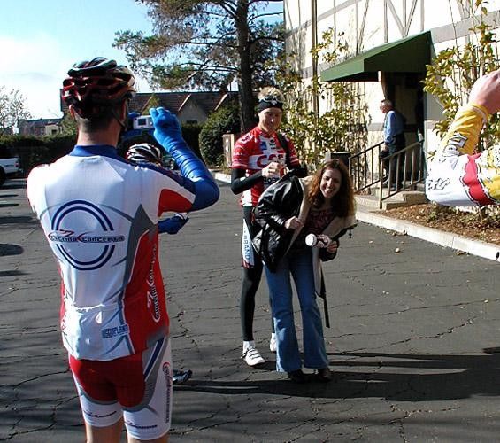 Lars Bak mingles with the locals in a town settled by Danish immigrants