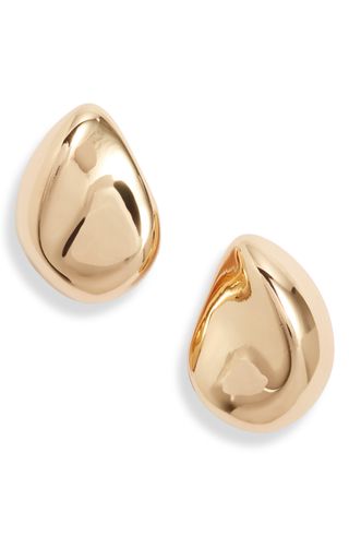 Molten Teardrop Stud Earrings