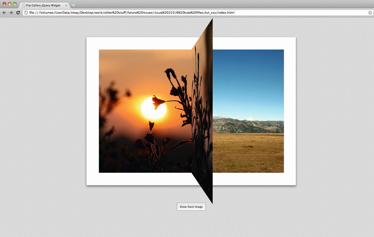 Here’s one I made earlier: the page turn effect in action