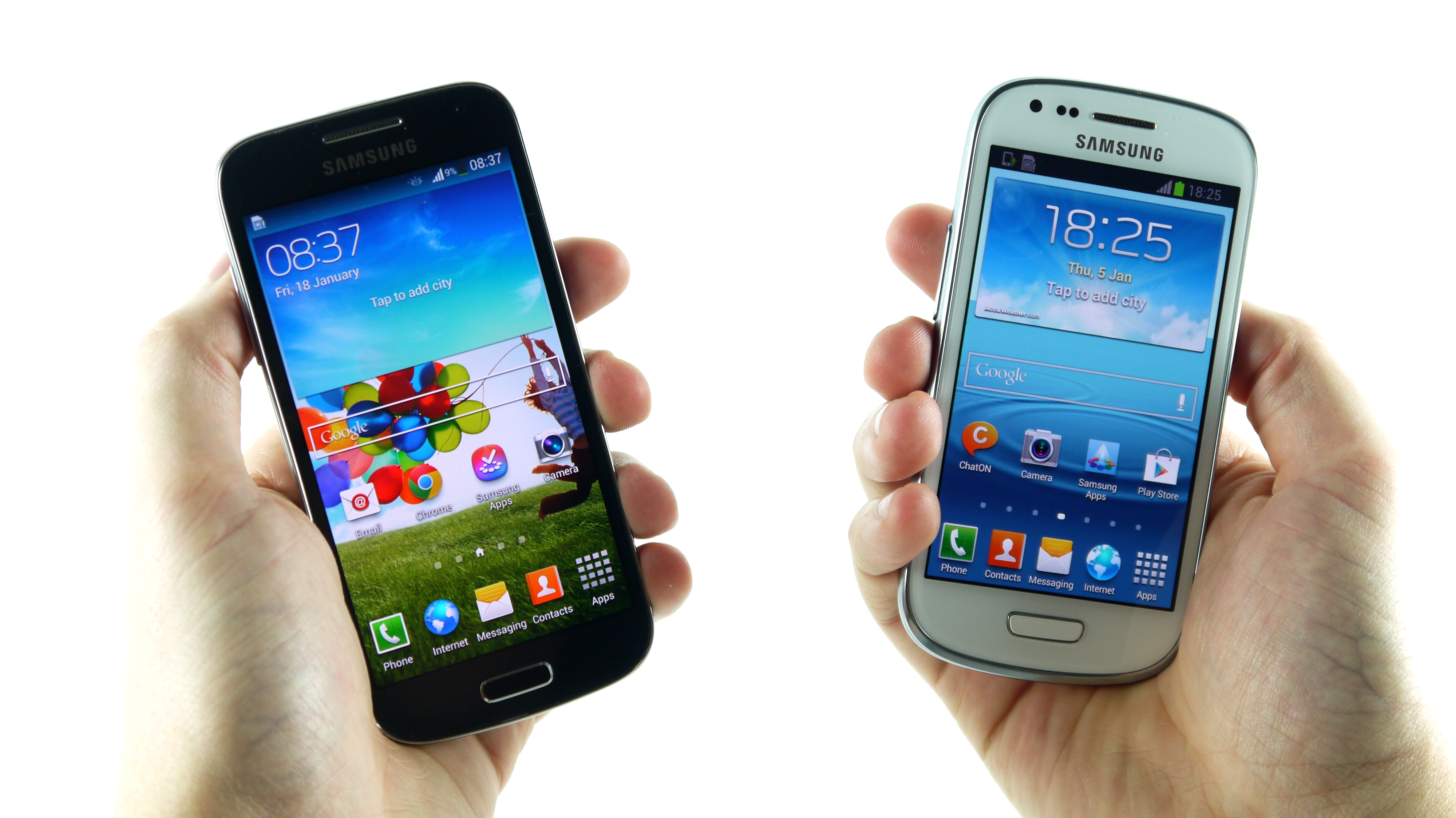 Samsung Galaxy S3 Vs S4 Size