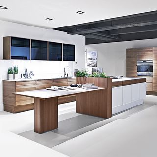 Kitchen with open-plan