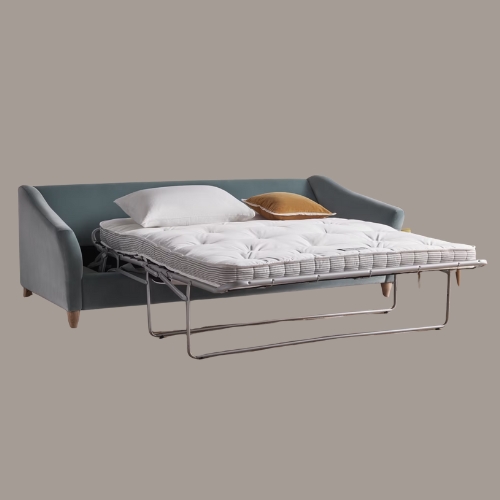 Loaf, Brioche Flat Packed Sofa Bed - Medium - House Fabric - Thatch