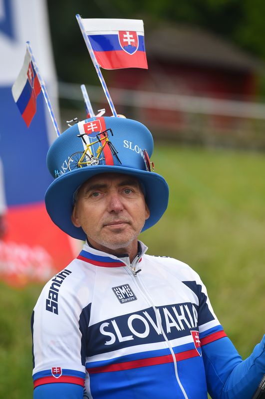 A Peter Sagan fan on the roadside