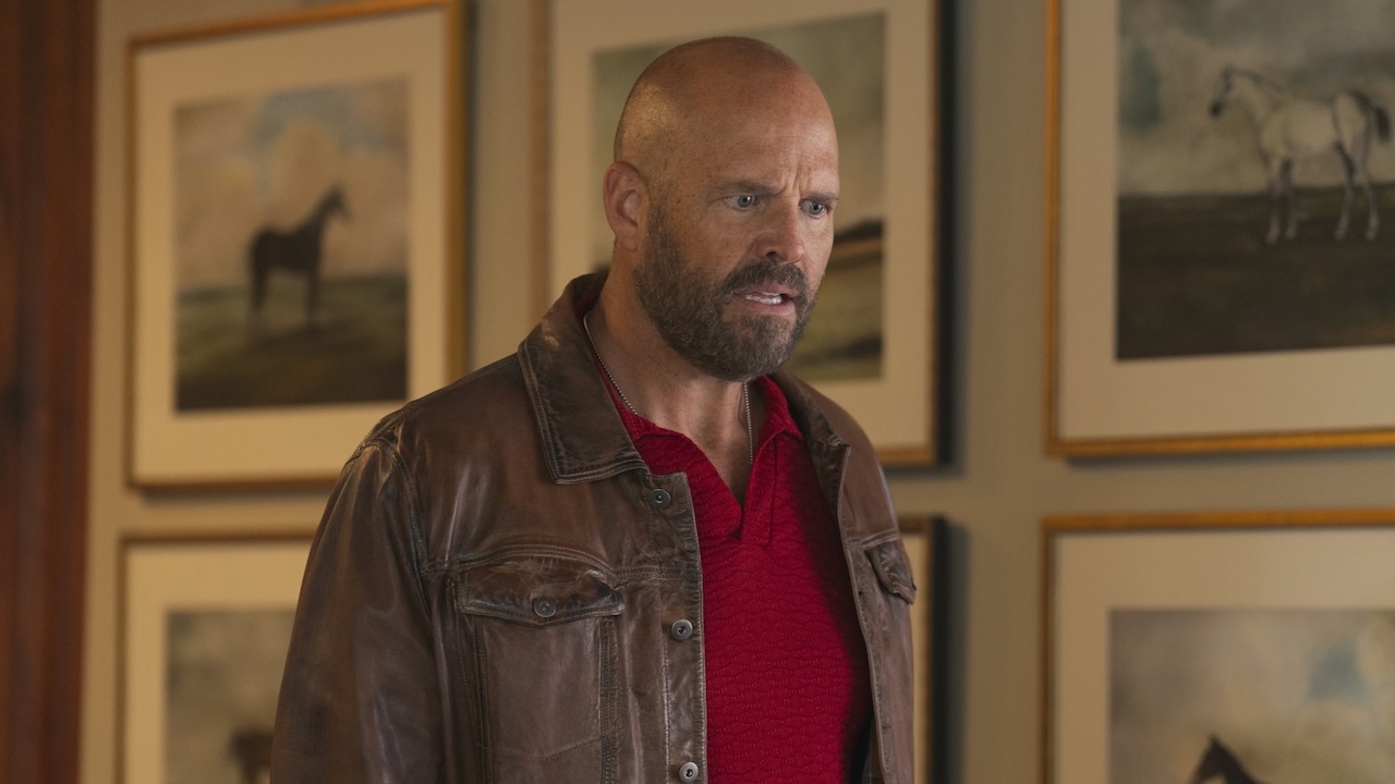 David Denman&#039;s Keith Smith looking angered in Peacemaker Season 2