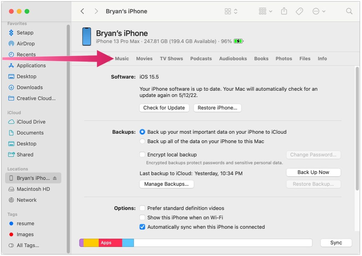 How To Sync Your IPhone And IPad With Your Mac | IMore