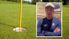 Bryson DeChambeau appears in a video trying to save Dalmuir GC near Glasgow