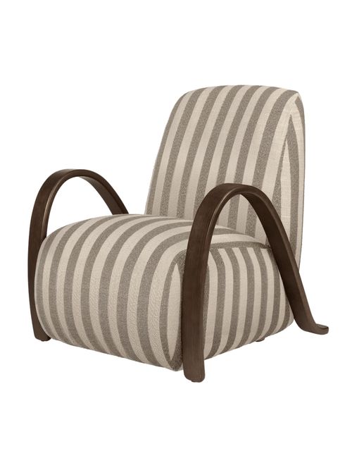 Buur Lounge Chair Louisiana in Sand/off-White 