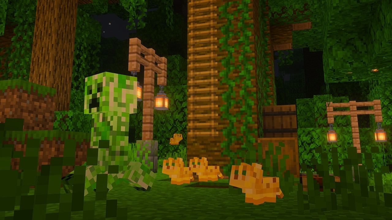 Screenshot of Minecraft's Spring 2026 game drop.