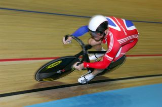 Chris Hoy in team sprint