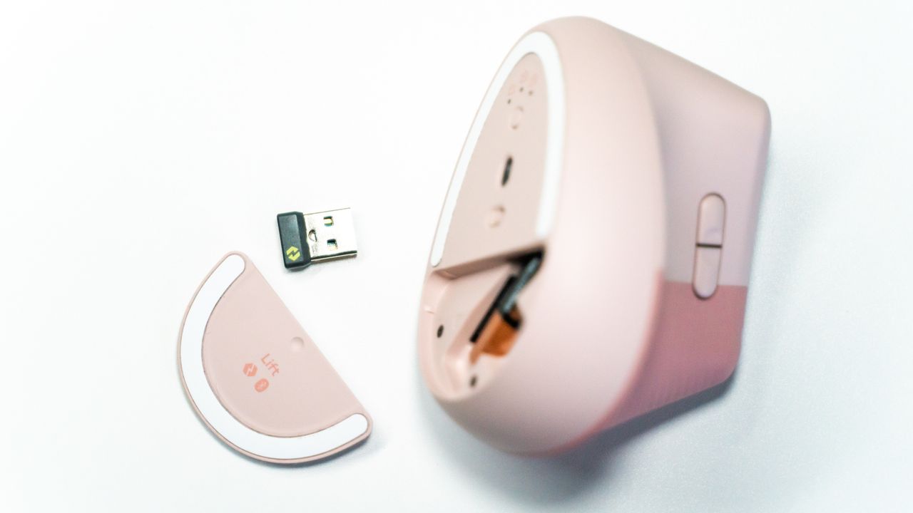Logitech Lift on a white table