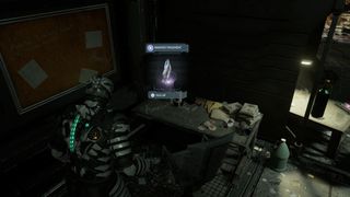 Dead Space Marker Fragment location in the Inquiry Desk room