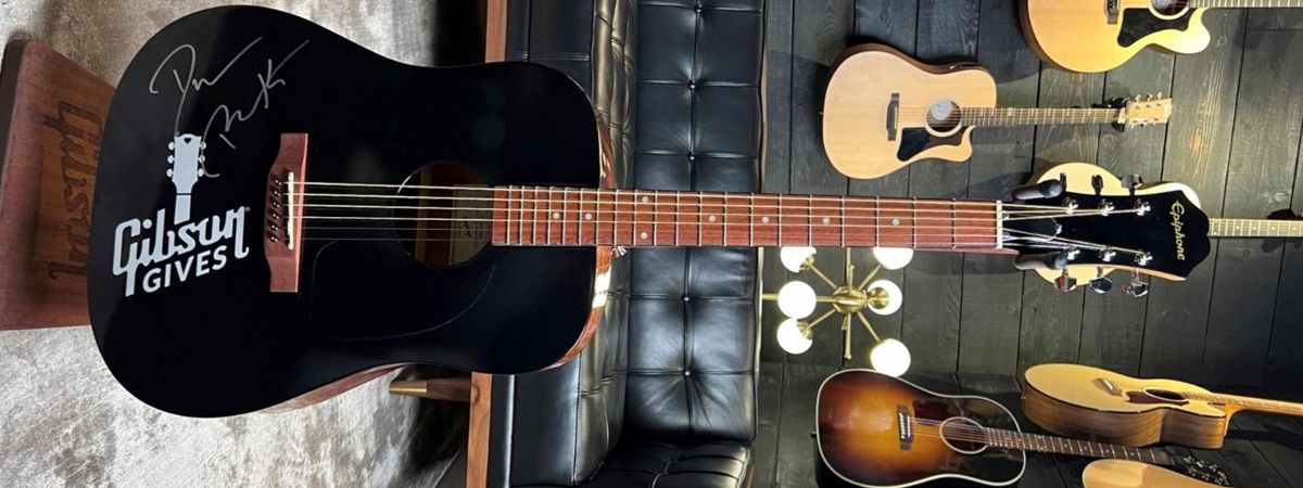 Signed Gibson guitar