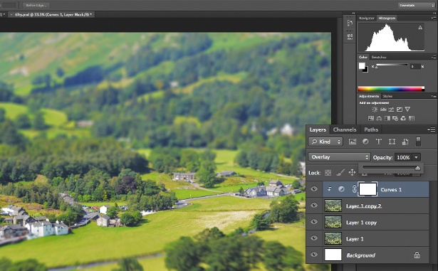 Tilt shift in Photoshop: Step 5