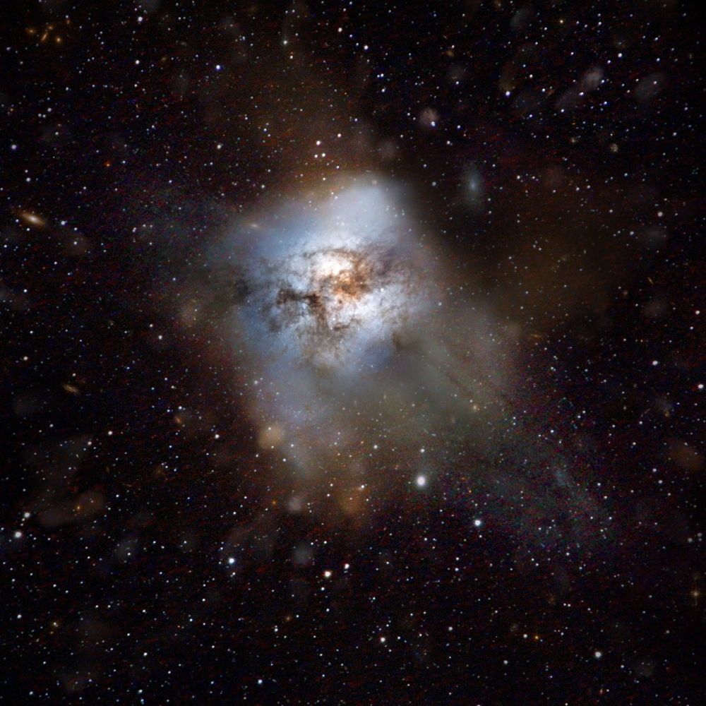 Starburst Galaxy HFLS 3 Artist&#039;s Impression