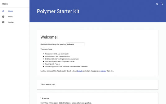 Out of the box PSK gives you an adaptive, material design scaffold that looks great