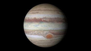 Hubble telescope 4K image of Jupiter