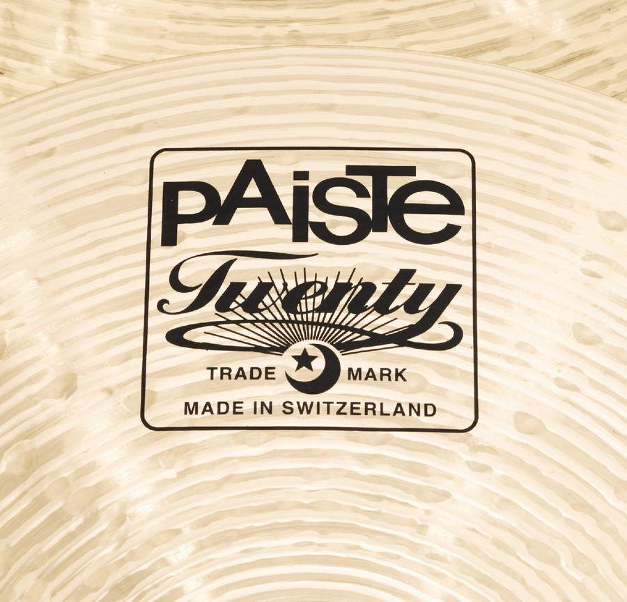 Paiste's attractive box logo.