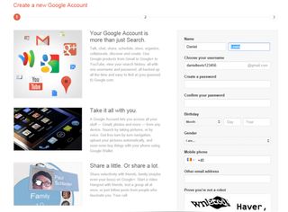 New Google Accounts now require Google+ sign-up