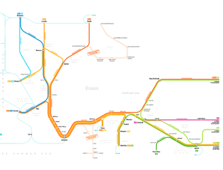 Game of Thrones tube map